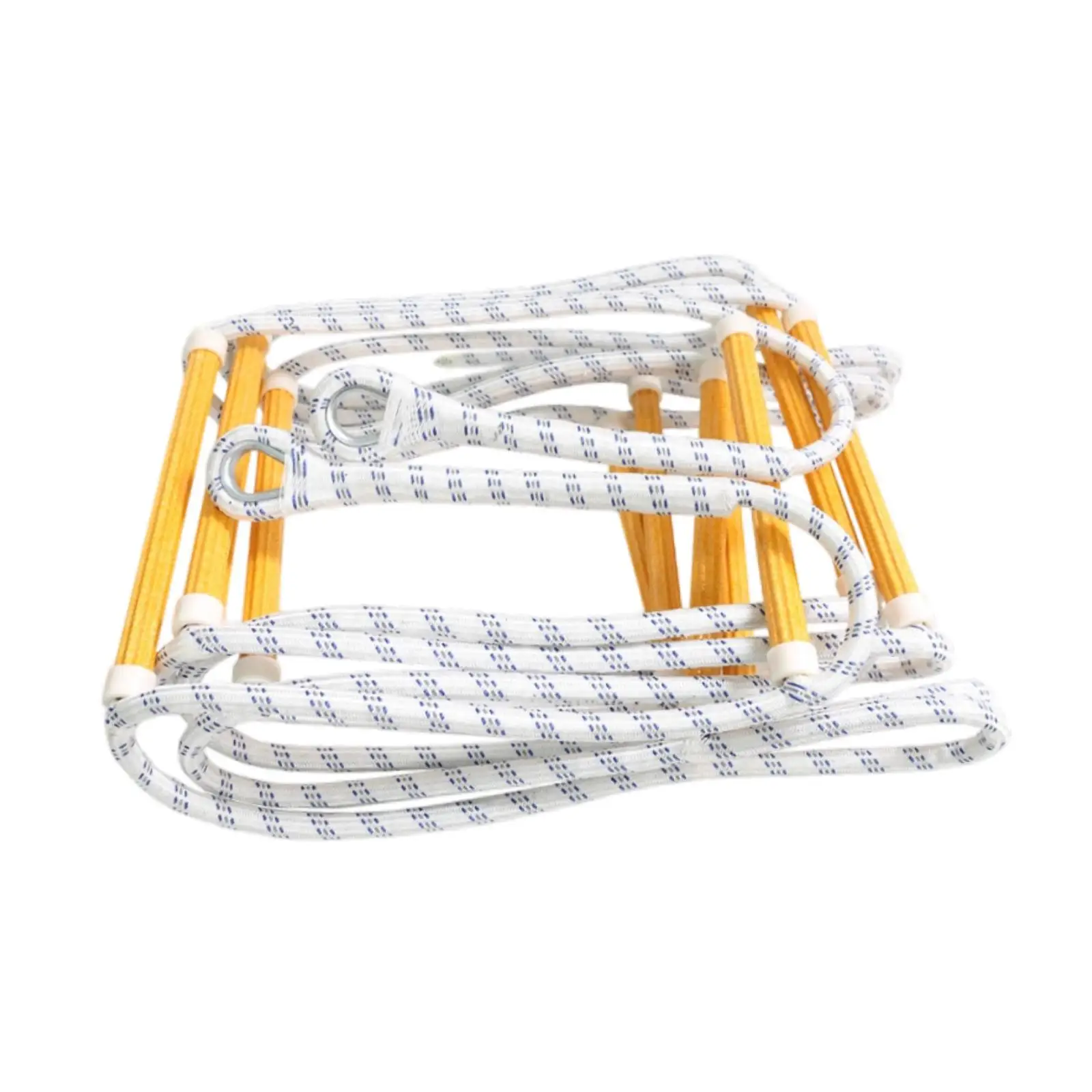 Drabina ewakuacyjna 4.8m, wielofunkcyjna, wytrzymała, wielokrotnego użytku, do prac na zewnątrz i wspinaczki.