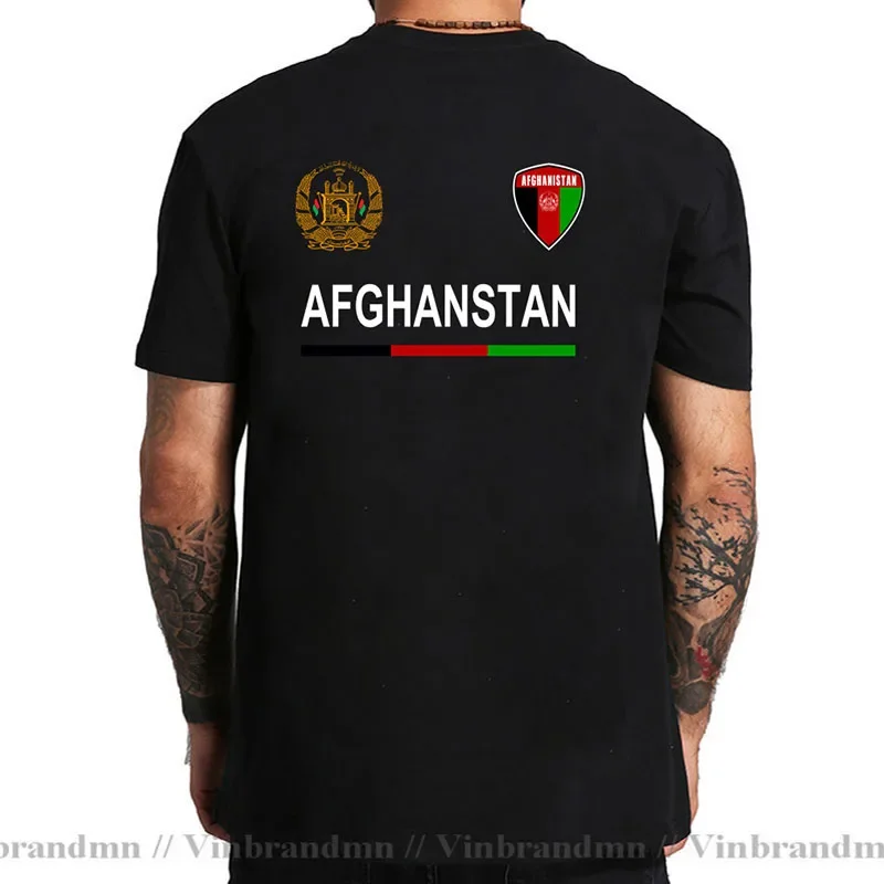 Afghanistan Sport/Soccer Jersey Tee Afghan Flag Footballer T-Shirt Country Team T Shirt Men Trend Fashion Tee Shirt AFG Clothing