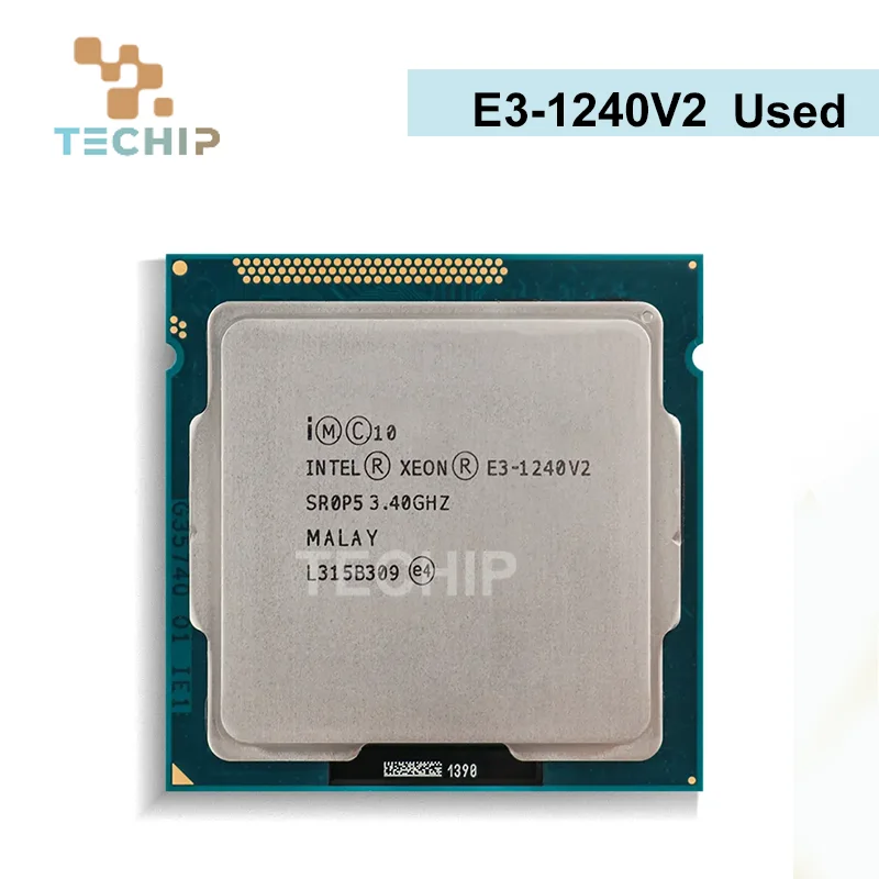 100% Original Intel Xeon E3-1240 v2 Processor Quad-Core LGA 1155 E3-1240v2 CPU3.4GHz 69W 8M Cache