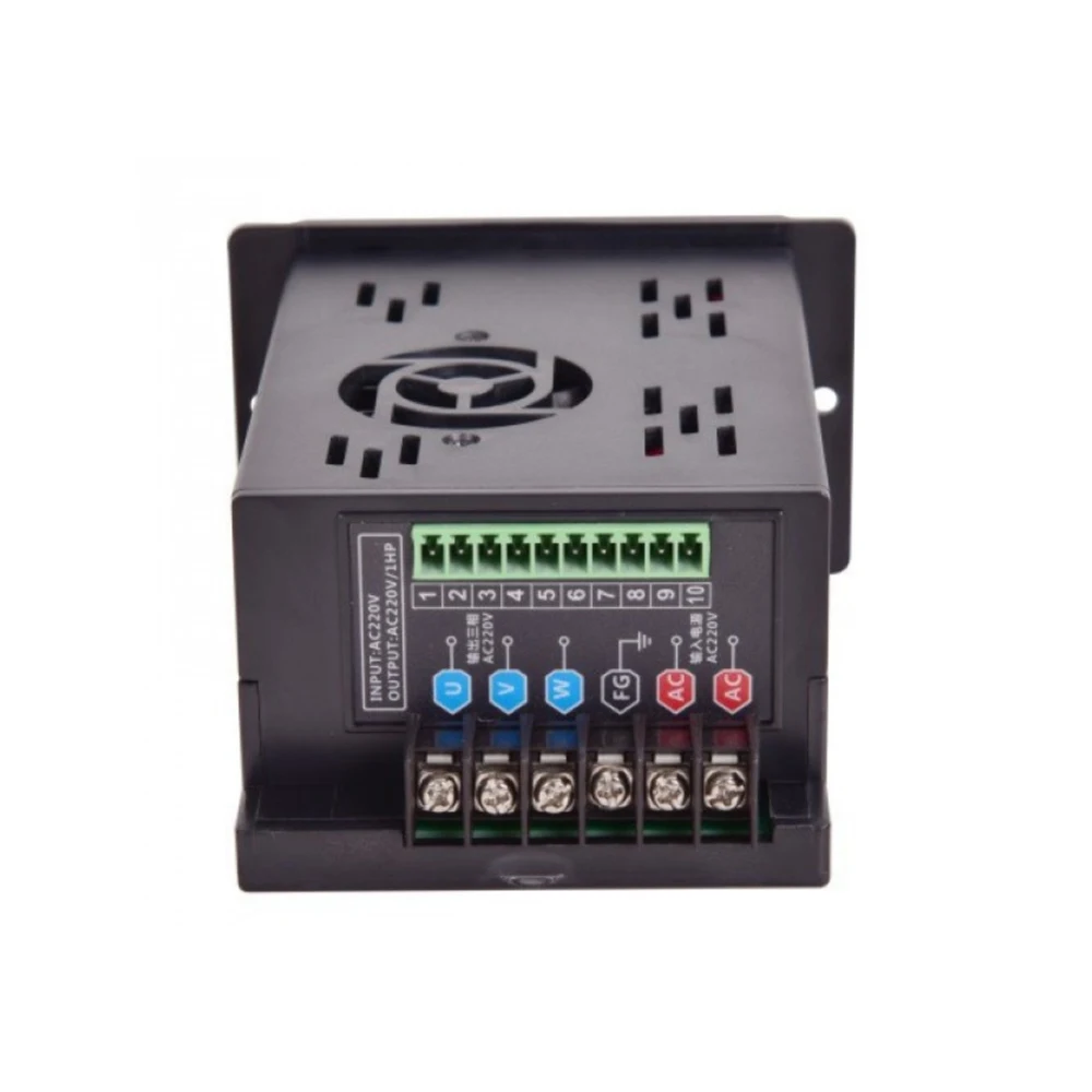 

AC220V регулятор скорости двигателя с одним входом и тремя выходами, небольшой простой бесступенчатый регулятор скорости двигателя