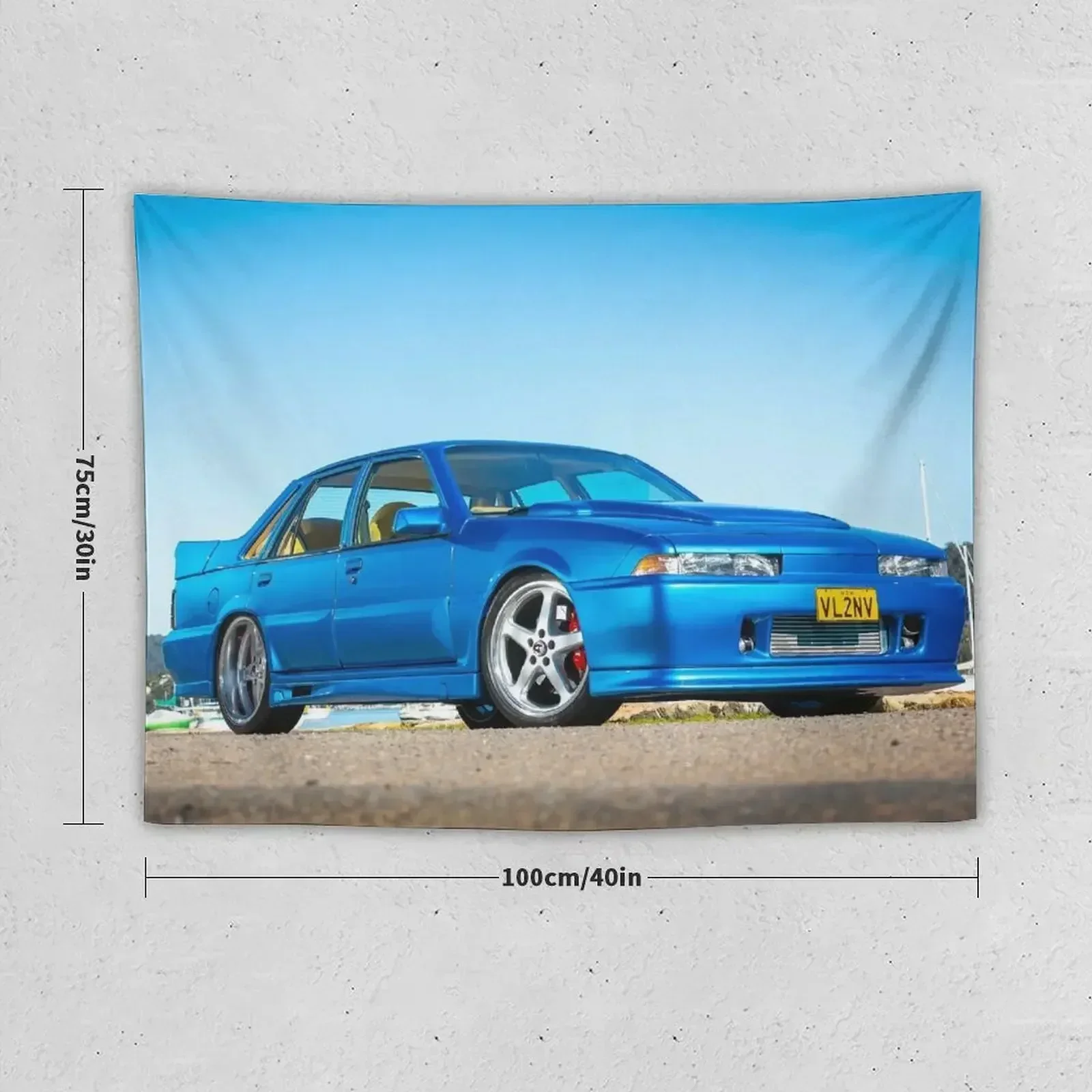 Daniel Shannon's Holden VL Commodore Tapestry Home Decor Aesthetic Bathroom Decor Art Mural Tapestry