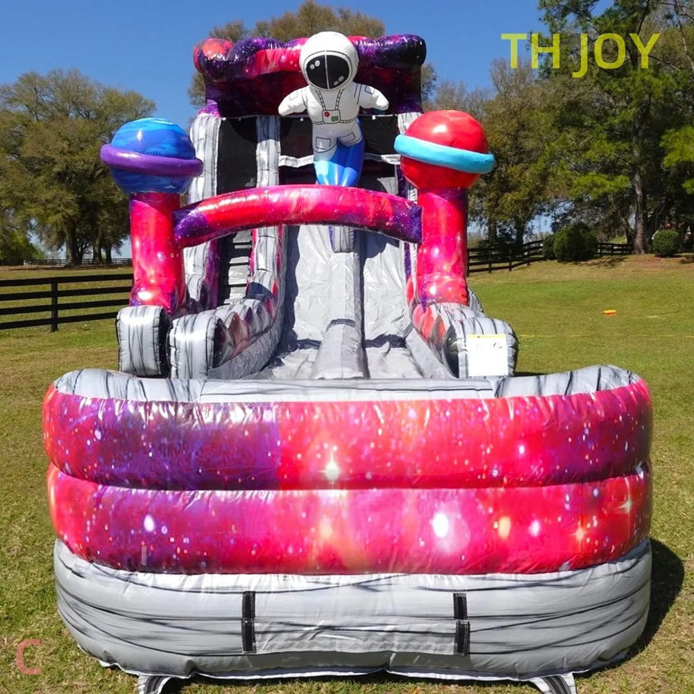 da spedire al porto marittimo, scivolo gonfiabile per astronauta commerciale con piscina, scivolo gonfiabile gonfiabile per astronauta spaziale