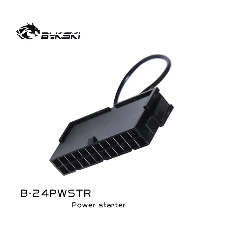 Bykski 24 Pin PSU Starter, Power On Without Connecting Motherboard, Host Power Supply Socket, PC Water Cooling Parts, B-24PWSTR