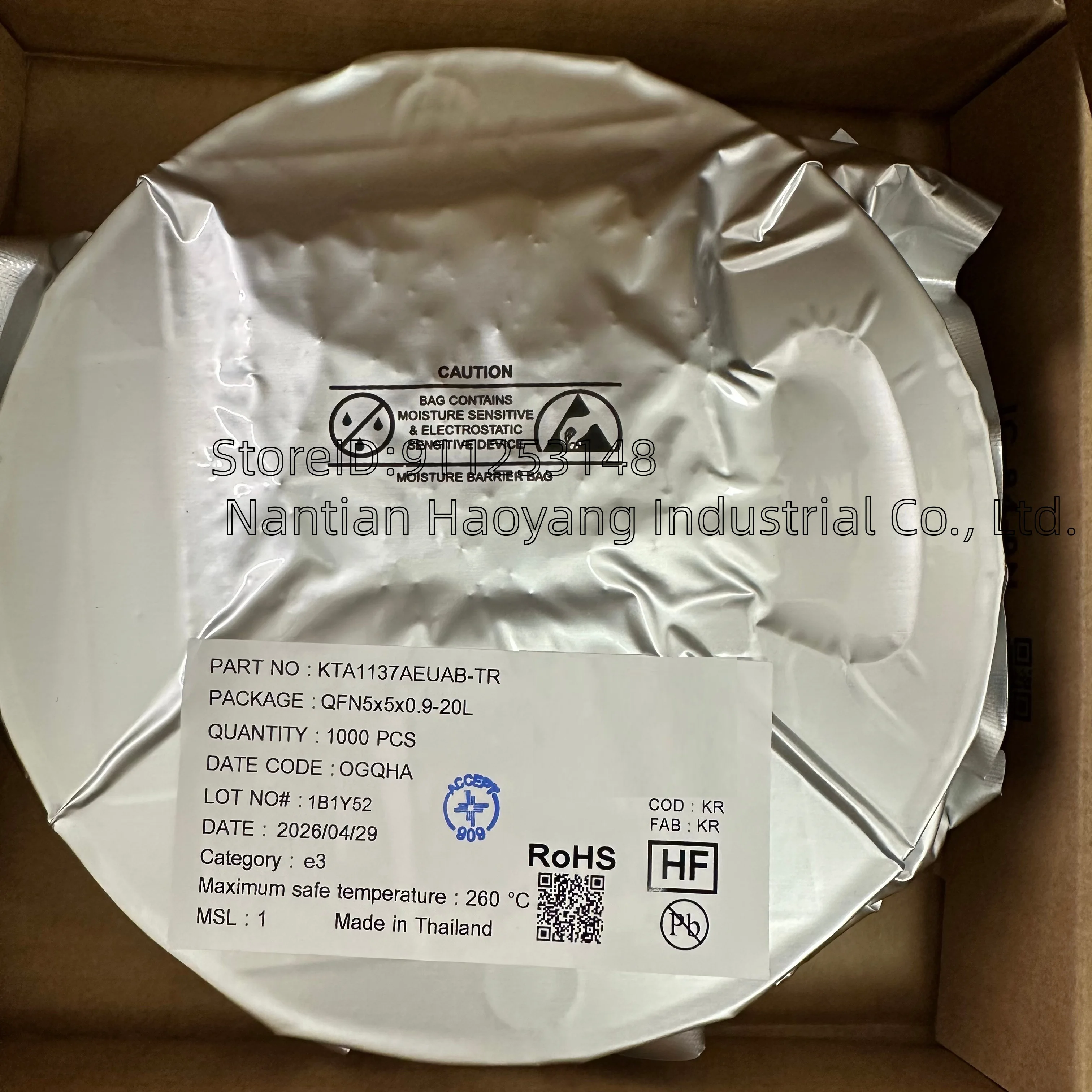 Original Only with Free Shipping 5PCS/10PCS/20PCS/Lot KTA1137A KTA1137AEUAB-TR