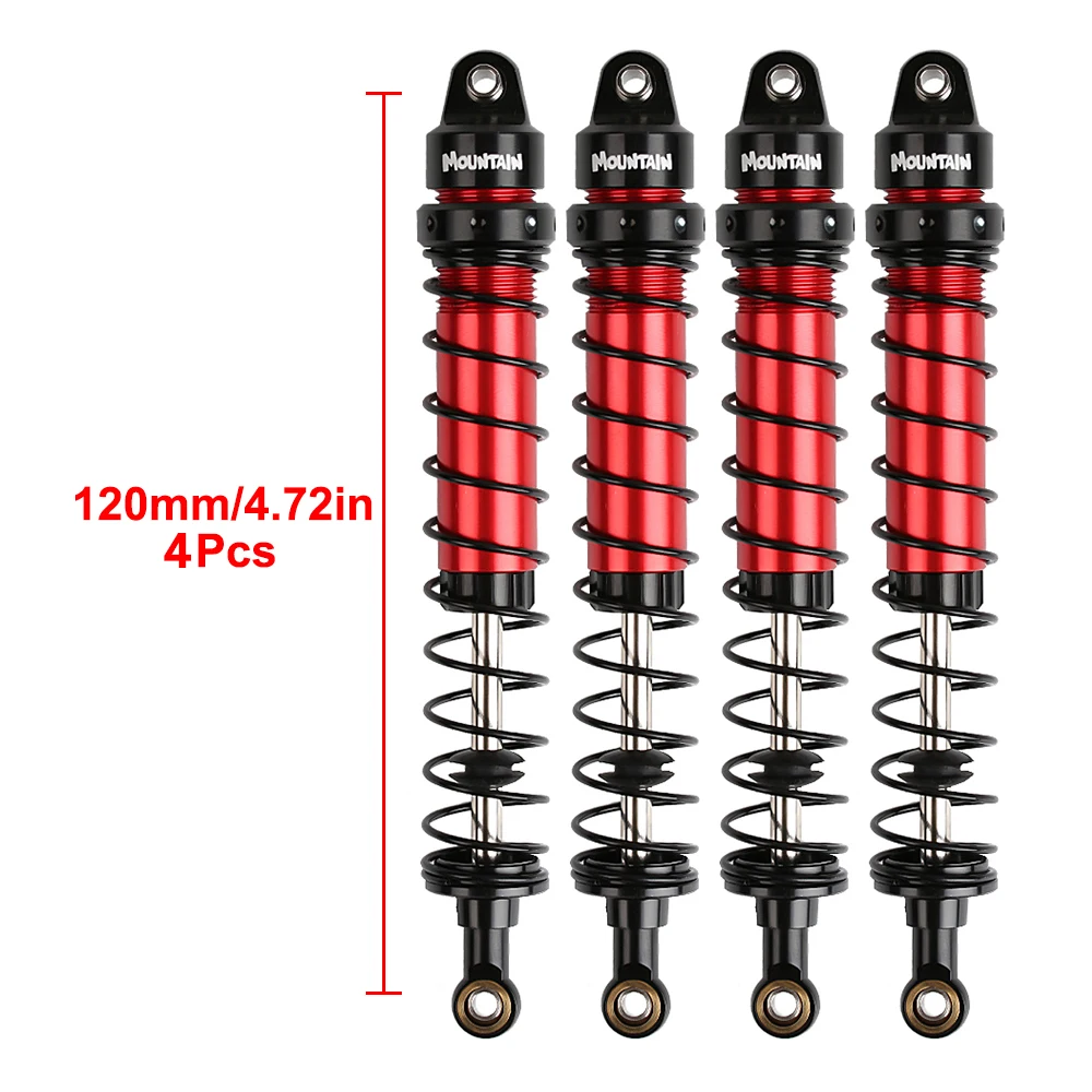 INJORA Aluminium Schokdemper 90/100/110/120mm Demper Voor 1/10 RC Crawler Auto Axiale SCX10 90046 Capra AXI 231017   TRX-4 Gen8
