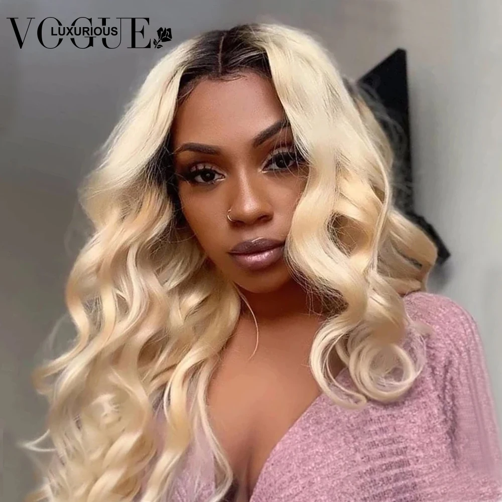 

Ombre Colored Ginger Honey Blonde 13x4 Transparent Lace Front Wigs Body Wave Human Hair Frontal Wig Brazilian Remy On Sale