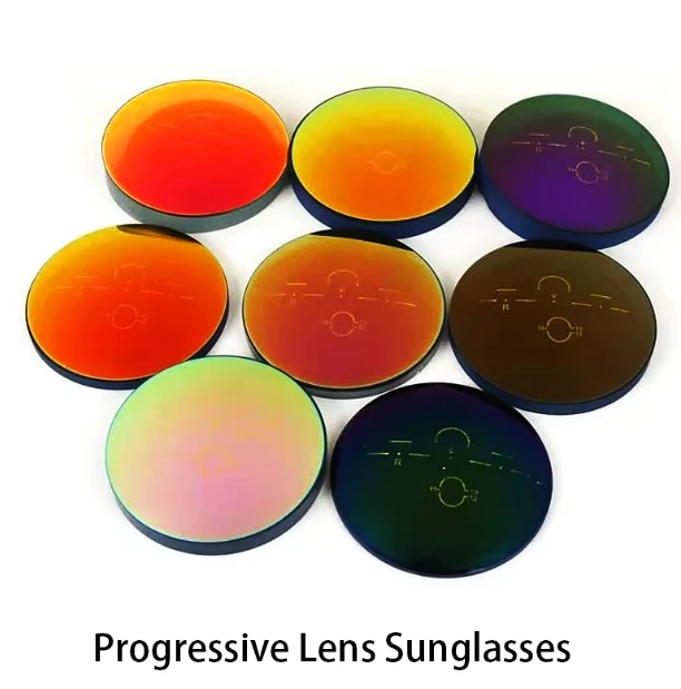 

1.50 /1.56 /1.61/1.67/Polarized Colorful Progressive Sunglasses HD Anti-Glare Driving Fishing Skiing Optical Prescription Lenses