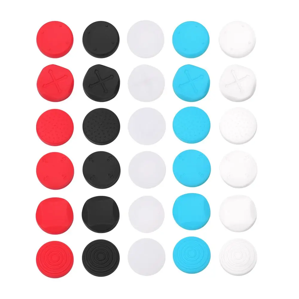 6pcs Silicone Thumbstick Grip Cap Joystick Analog Protective Cover Case For Sony Play Station Psvita PS Vita PSV 1000/2000 Slim