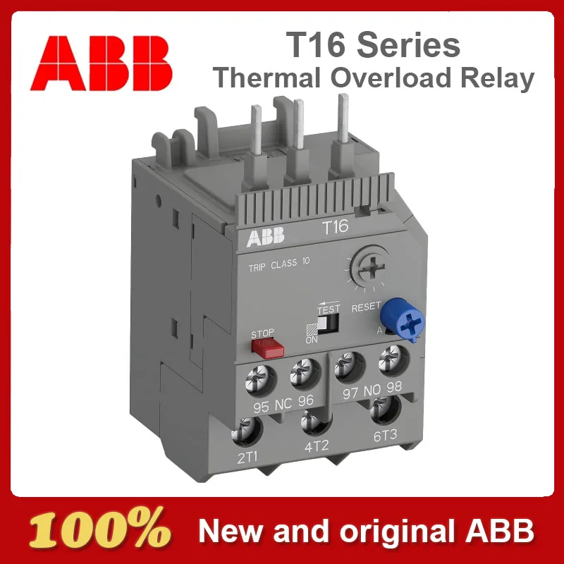 

Original ABB T16 Series T16-0.55 T16-0.74 T16-1.0 T16-1.3 T16-1.7 T16-2.3 T16-3.1 T16-4.2 T16-5.7 T16-7.6 T16-10 T16-13 T16-16