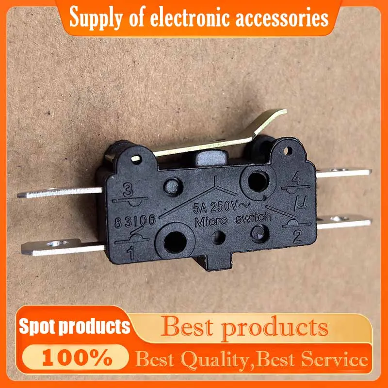 Original 83106 microswitch with self-resetting 5A250V, four pins with handles