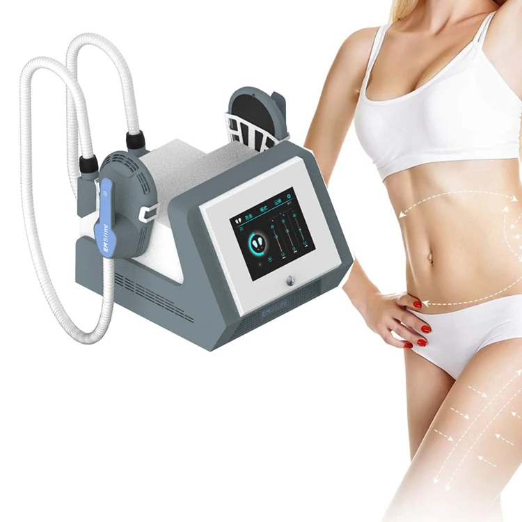 Desktop double-headed magnetic thin belt RF focusing radio frequency muscle increase and fat reduction abdominal Machine