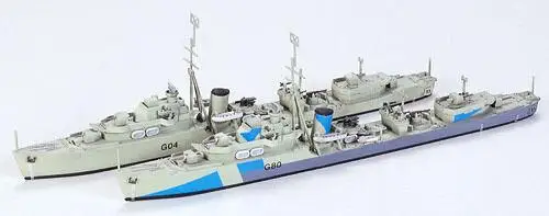 Tamiya 31904 1/700 Scale Model Kit WWII British Royal Navy O Class Destroyer