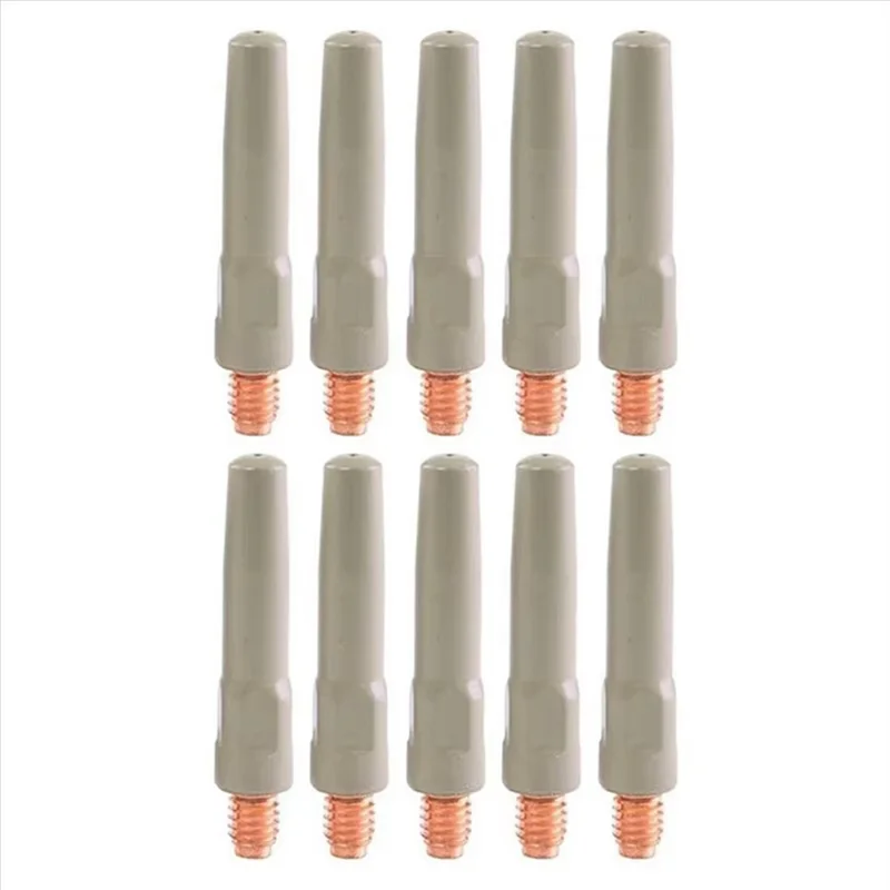 

ABUL-10Pcs Non-Stick Coating Welding Tips Welding Torch Accessory For 15AK Coated Welding Nozzles MIG Welding Torch Coating