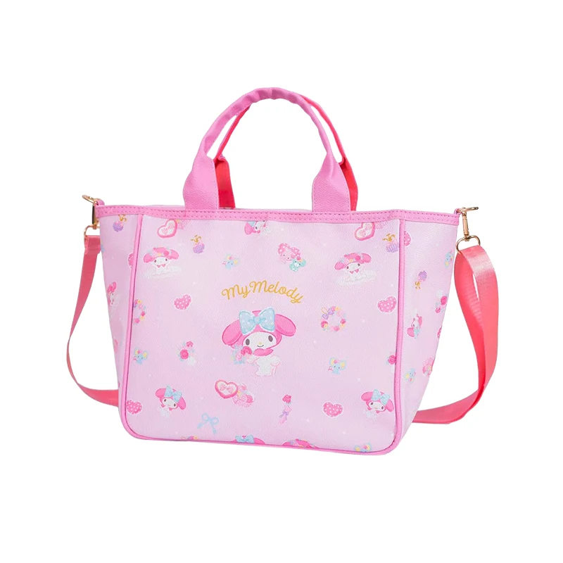 Sac à main Anime Sanurgente Cinnamoroll Kuromi Hello Kitty My Melody, sac à main de dessin animé initié mignon, cadeau d'anniversaire pour fille, ami, E27