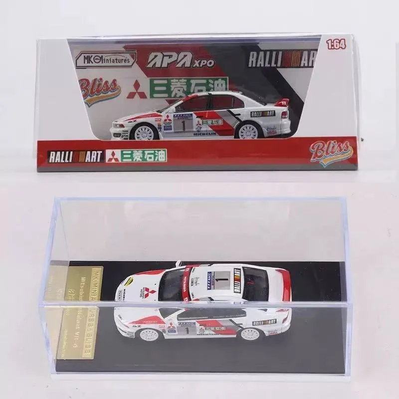MK M moulé sous pression 1/64 échelle Mitsubishi alliage modèle voitures Mitsubishi Golan voiture de course jouer véhicules jouets pour garçons cadeau boîte d'origine
