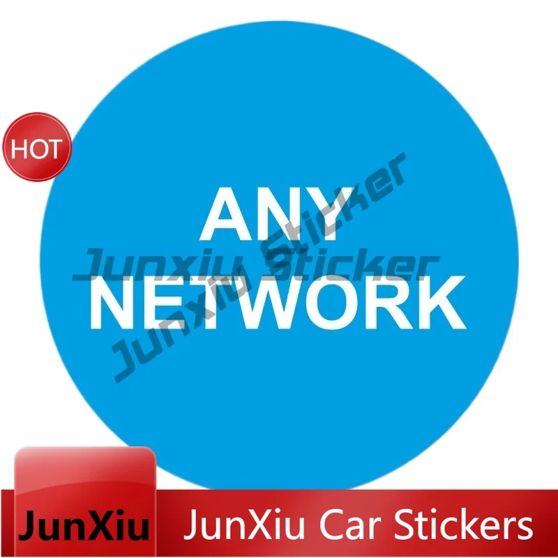 Mobile Phone Any Network S/A Vinyl Stickers Display Smartphones Cell Car Body Window Stickers