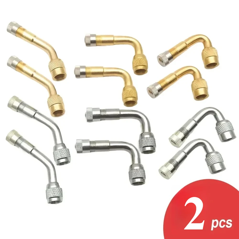 

2pcs 45 90 135 Degree Angle Bent Valve Adaptor Tyre Tube Valve Extension Adapter for Motorcycle Truck Car Moto Bike