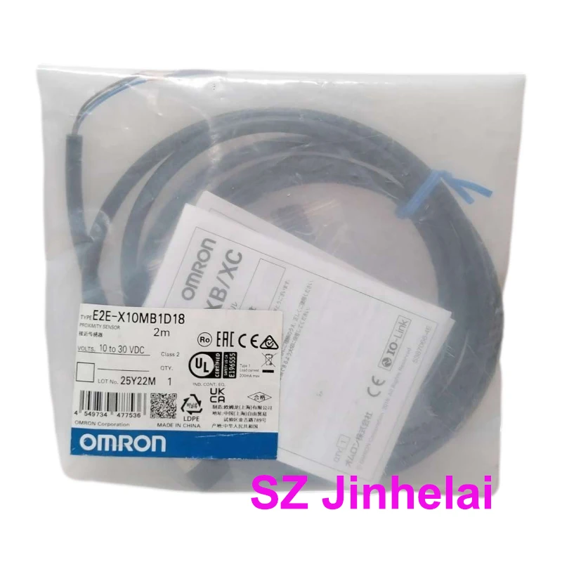 

Authentic Original OMRON E2E-X10MC118 X10MB1D18 X10C130 X10B1D30 X10MB218 2M Proximity Switch