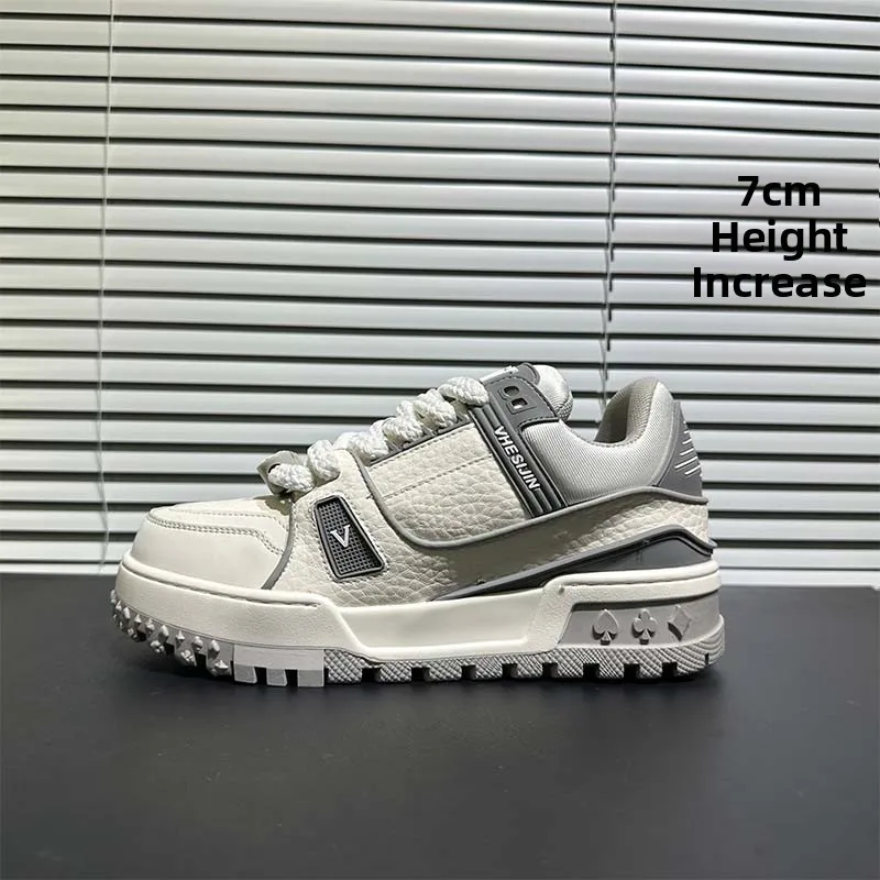 

Faionable Invisible Heightening Board oes для мужчин Легкая кожаная поверхность Spor Casual oes Удобная всесезонная ...