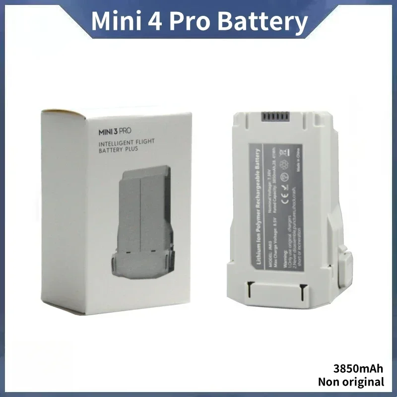 For DJI Mini3/Mini4 Pro Battery Plus 3850mAh Flight Time 45 Minutes Compatible Flight Battery Accessories