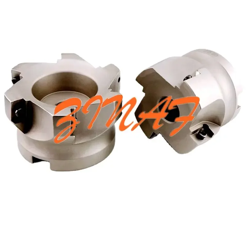 Imagem -03 - Moinho de Extremidade Apertado de Ângulo Direito Inserções de Carboneto Fresamento Facial Corte Cnc Apmt1135 Apmt1604 Bap300r Bap400r 40 50 63 Eap 400r