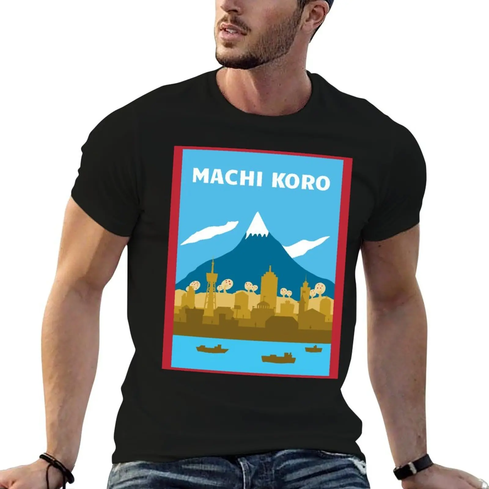 

Machi Koro - Board Games - Minimalist Travel Poster Style - Board Game Art T-Shirt t shirts for man pack cotton T-Shirt