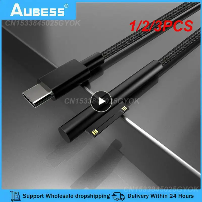 1/2/3PCS Power Charging Aluminum Alloy Adapter Cable Support Pd Fast Charge Durable Computer Charging Cable