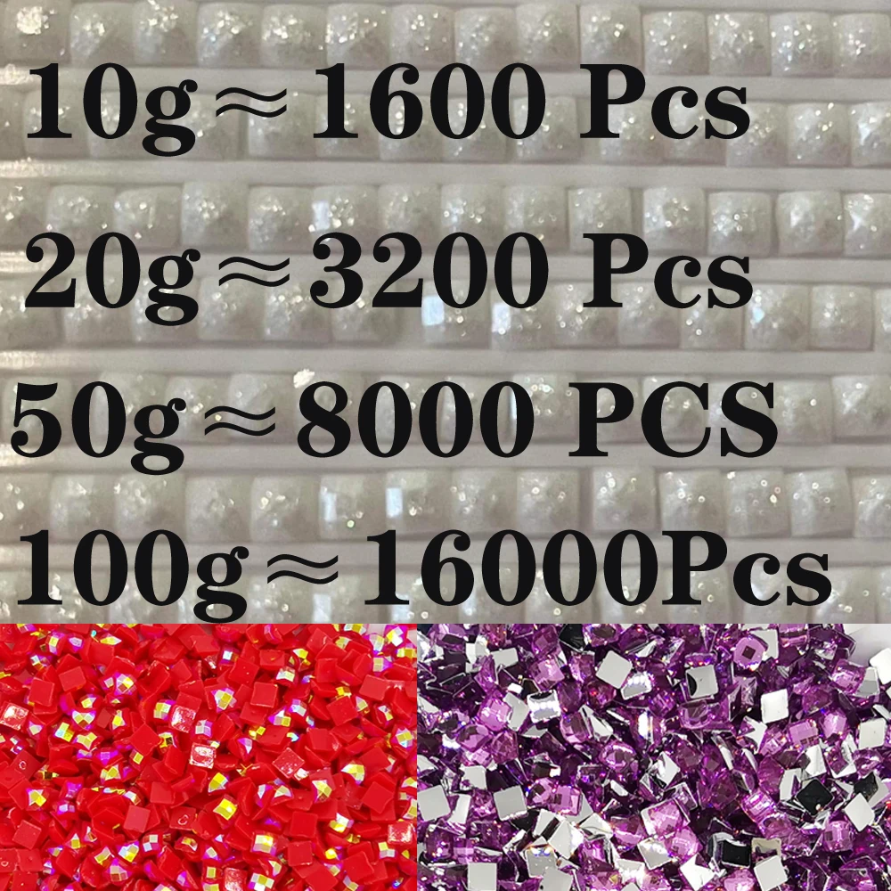 Round Fairy Dust Drills 5D Diy Diamond Painting Cross Stitch Embroidery Rhinestones Shiny 5D Mosaic Colorful Mosaic Fairy Stone