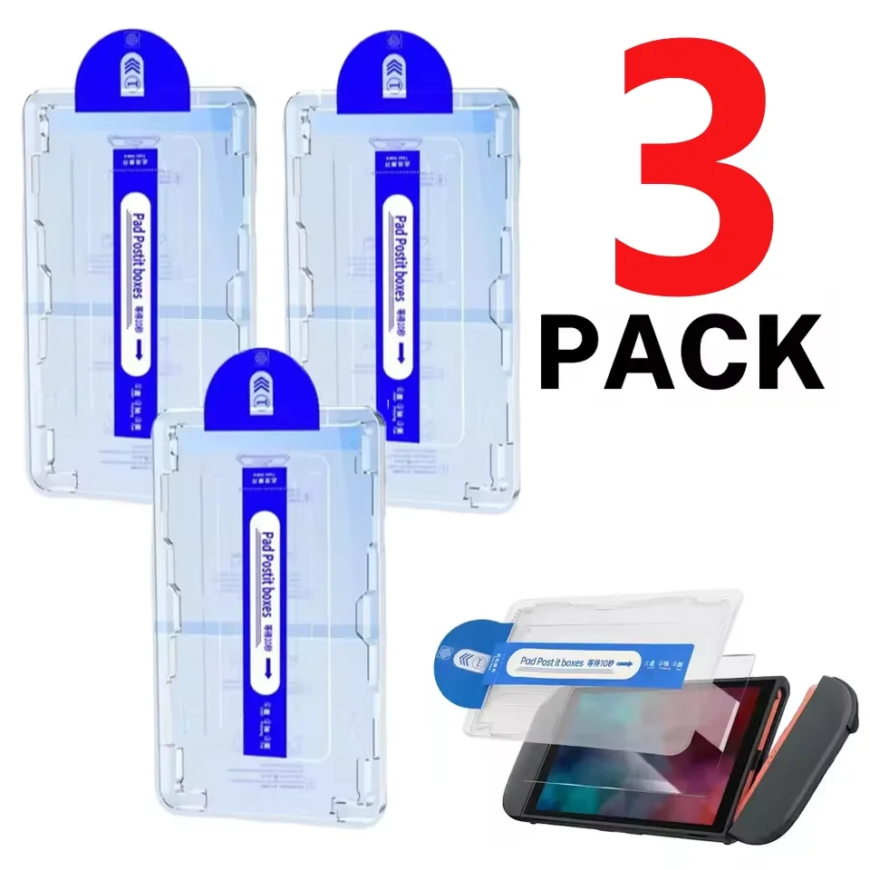 voor Nintendo Switch 2 Console-schermbeschermer met automatische uitlijningsframe Beschermfolie van gehard glas voor Switch 2-accessoires