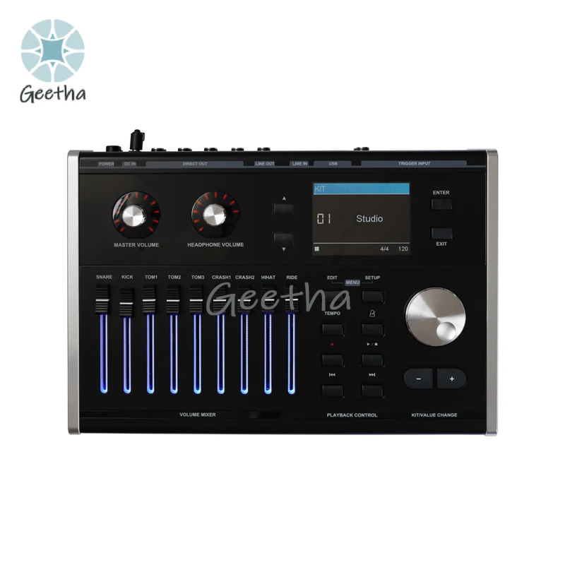 XD-2000-KM Natural Color Acoustic Design Electric Drum Set Factory Direct Sales