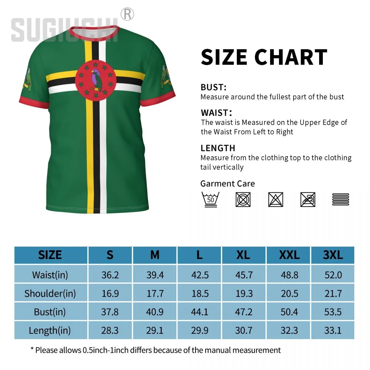 Custom Name Number Dominica Flag Emblem 3D T-shirts For Men Women Tees team Clothes Soccer Football Fans Gift T shirt - view 6