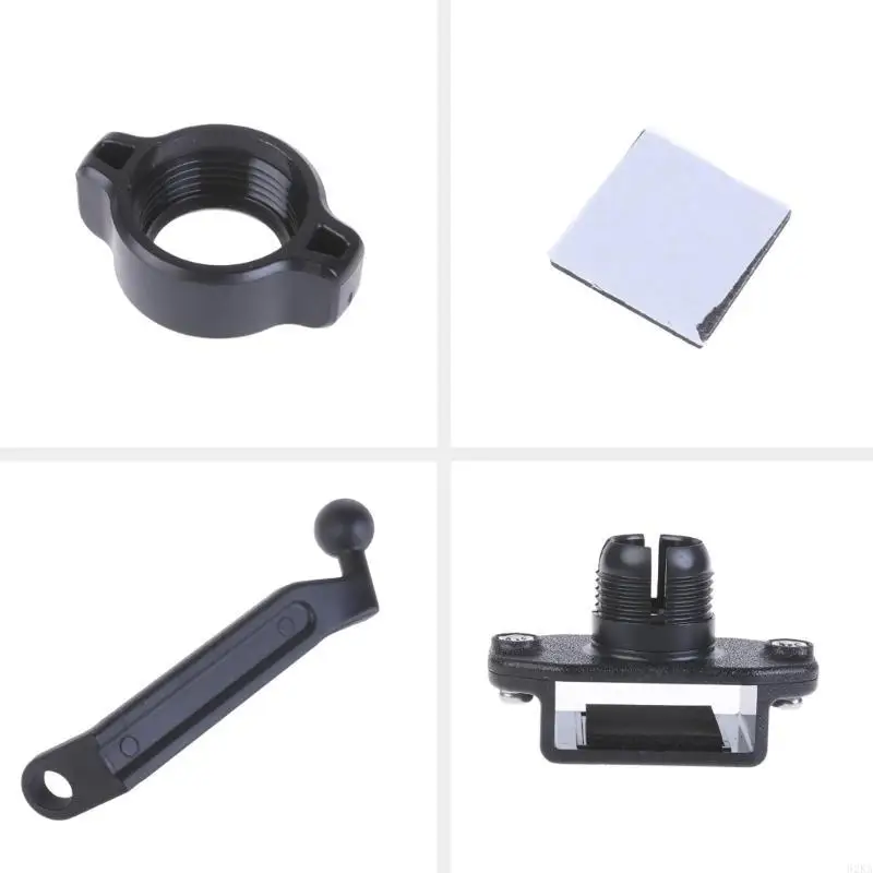 62KA Aluminumalloy Walkietalkie Mount Mount Motorcycle Scooters Handlebars Handerbars สำหรับวิทยุ