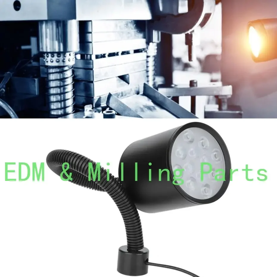 

Milling Machine 12W LED Work Light CNC Machine Lathe Milling Sewing Gooseneck Working Lamp For Bridgeport Part