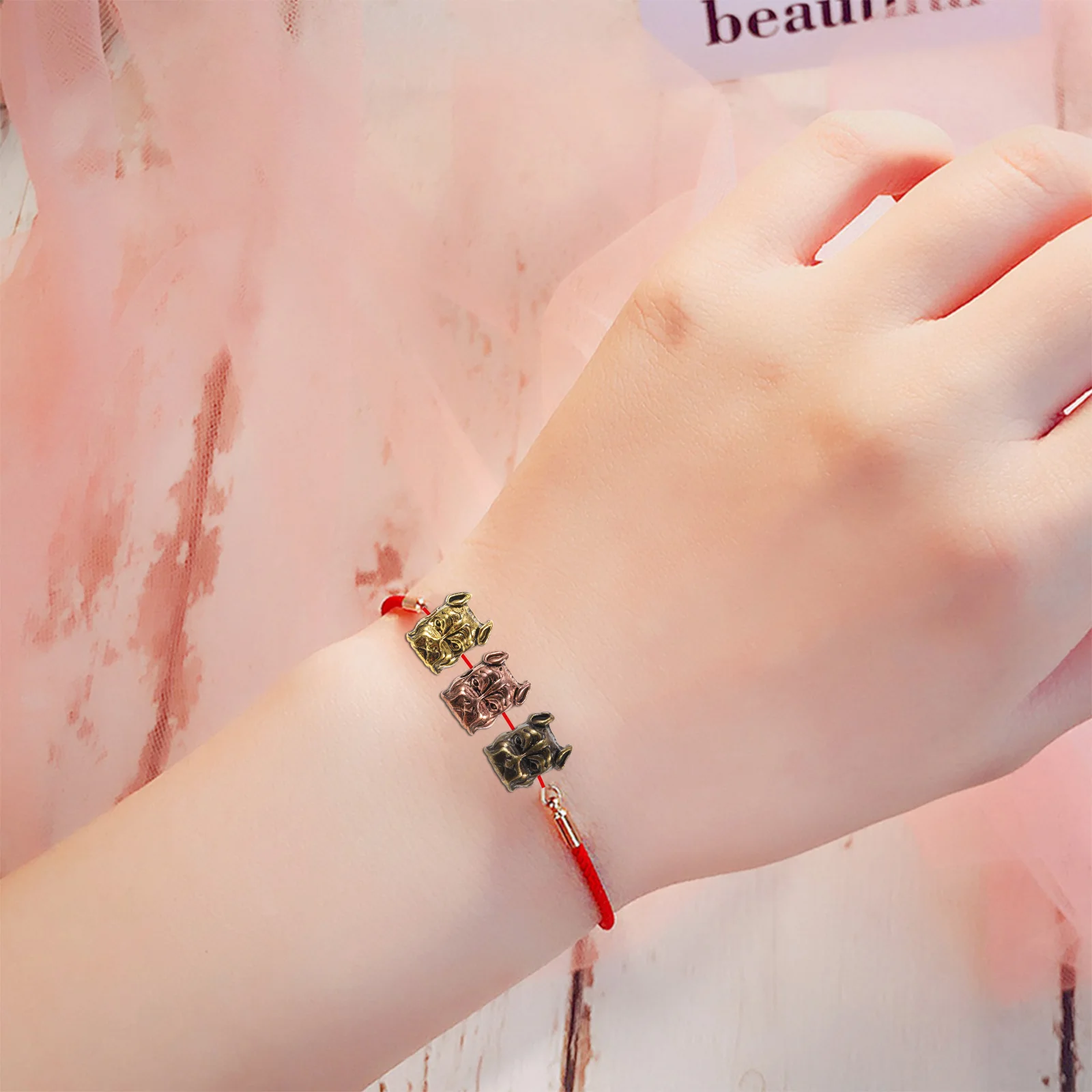 

10 Pcs Alloy Dog Head Bracelet Accessories Connector Charms Metal Jewelry Making Connectors