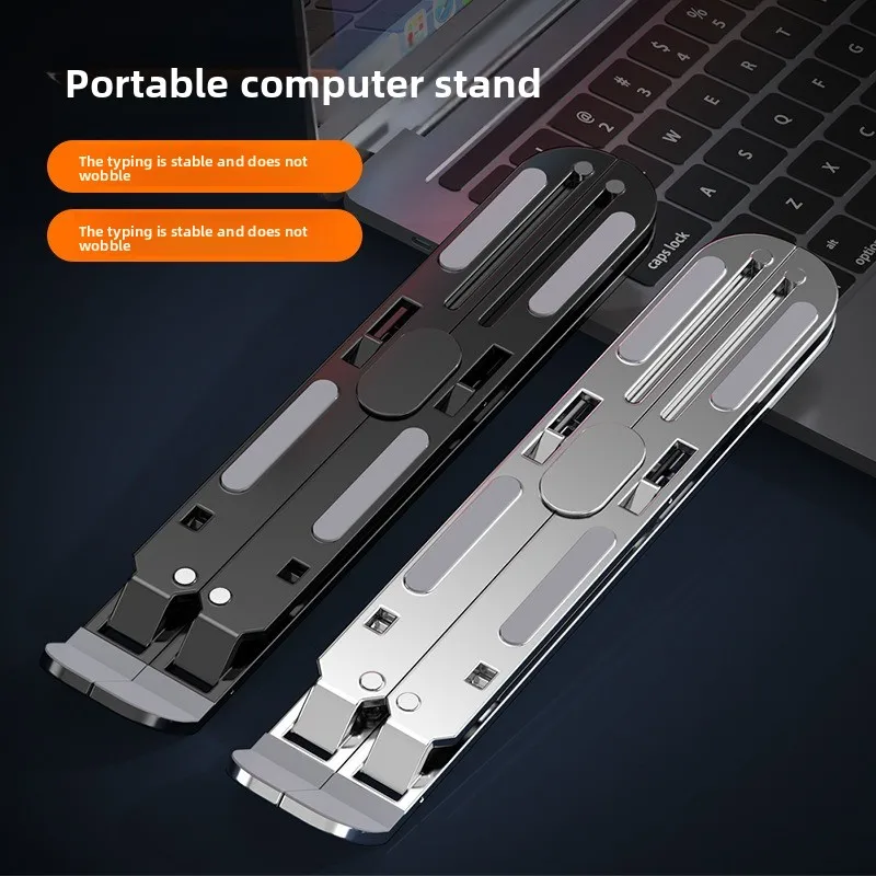 Laptop Holder Cooling Aluminum Alloy Desktop Heightening Portable 17-inch Game Book Base Stable Support