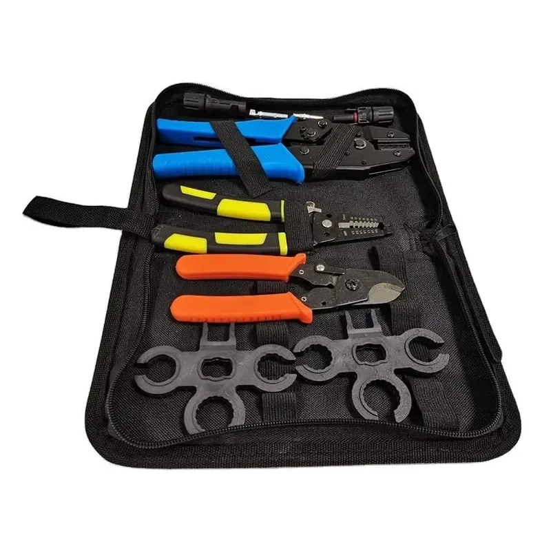 2026 Hot！ PV Solar System Tools Kit Stripping and Crimping Connector Cutter for Solar Cable