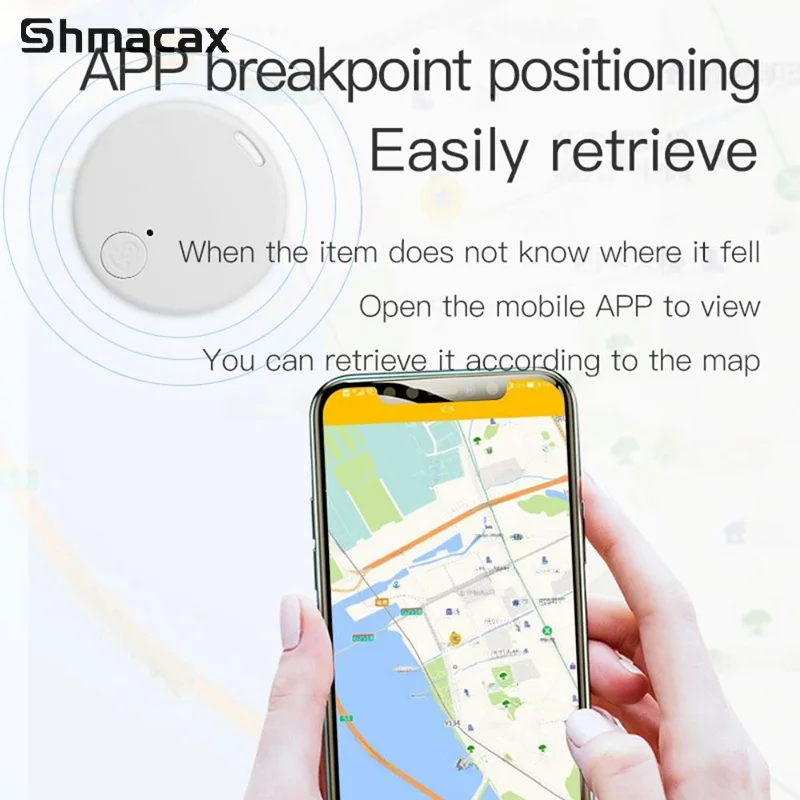 Bluetooth Anti-loss Device Round Key Pet Anti-loss Locator Bidirectional Alarm Mobile Wallet Intelligent Anti-loss Device