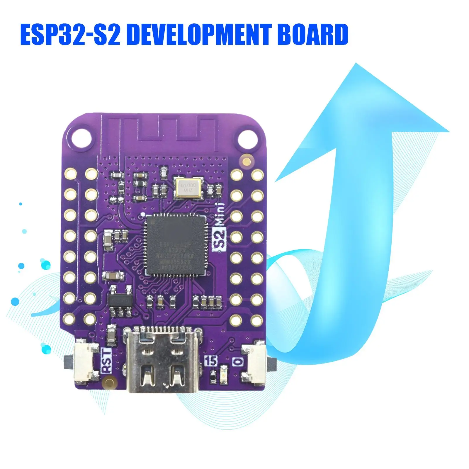 ESP32-S2 Developer Board 4MB FLASH 2MB PSRAM WIFI Development Board for Arduino MicroPython LOLIN Compatible Development V9T9