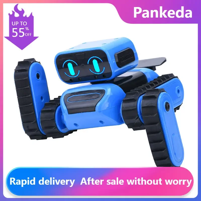 Children's programming DIY assembled intelligent robot singing and dancing multi-functional robot toys children's birthday gifts