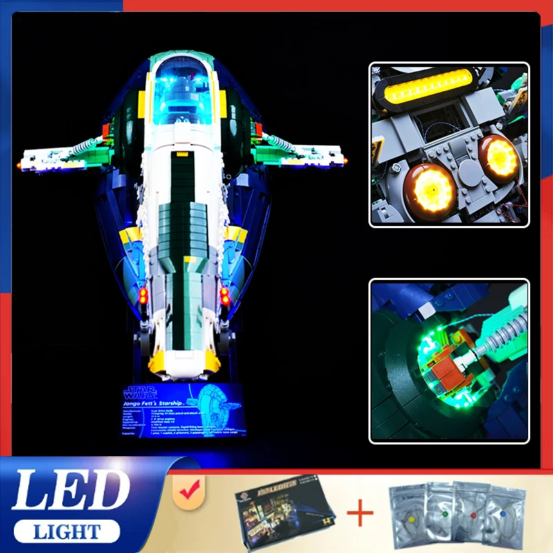 luxury quality LED Lighting Set for Lego 75409 Starship (Only Led Light,Without Blocks Model) Perfect Fit & Brilliant Glow