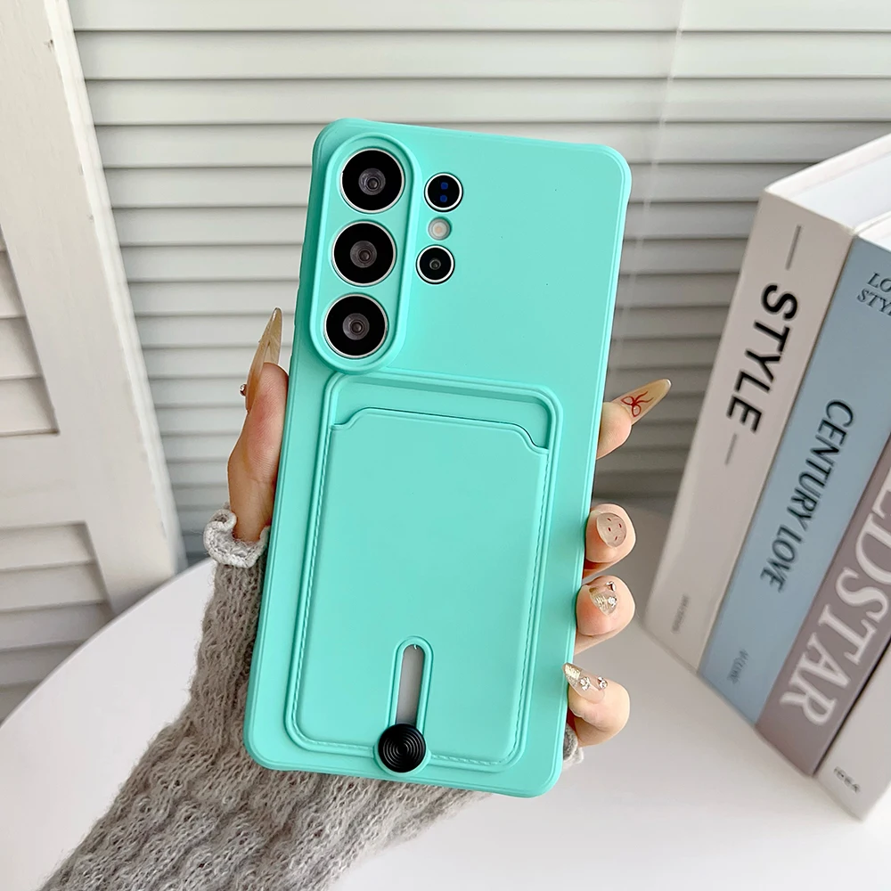 Kartenhalter Brieftasche Handyhülle für Xiaomi Mi 10T 11 11i Redmi Note 9 9T 10 10s 11 POCO F3 M3 X3 K40 Pro 4G Weiche TPU Hülle – Detail 3