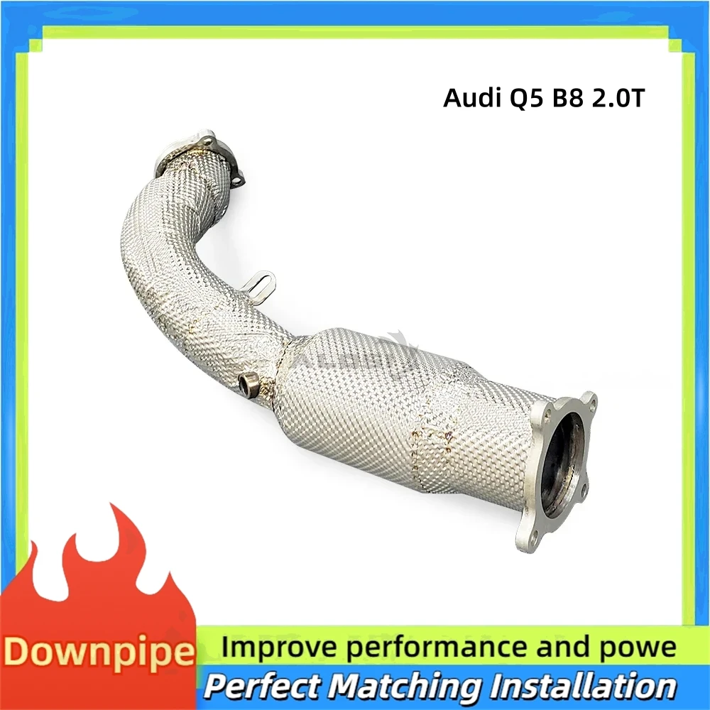 

High Flow Sport Catalytic Converter for Audi Q5 B8 2.0T Right Rudder Car Exhaust Downpipe Modified Racing Performance