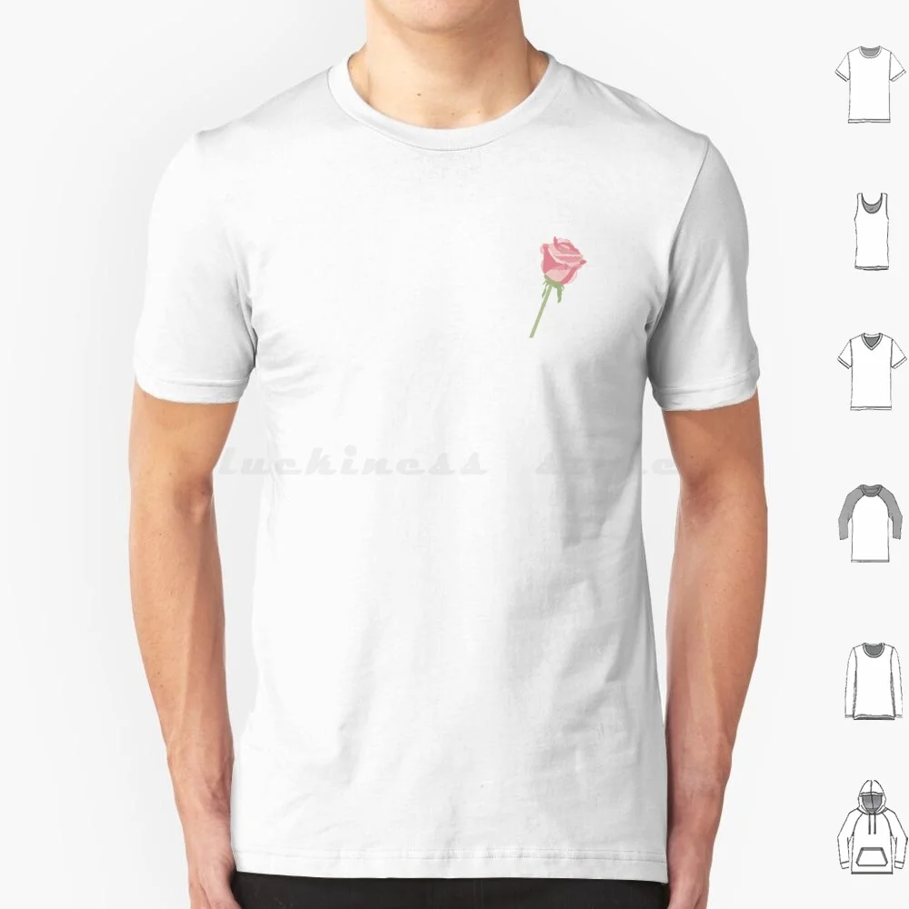 Pink Roses T Shirt 6xl Cotton Cool Tee Couples Roses Galentines Day Valentines Day Love Pink Aesthetic White Rose White Roses