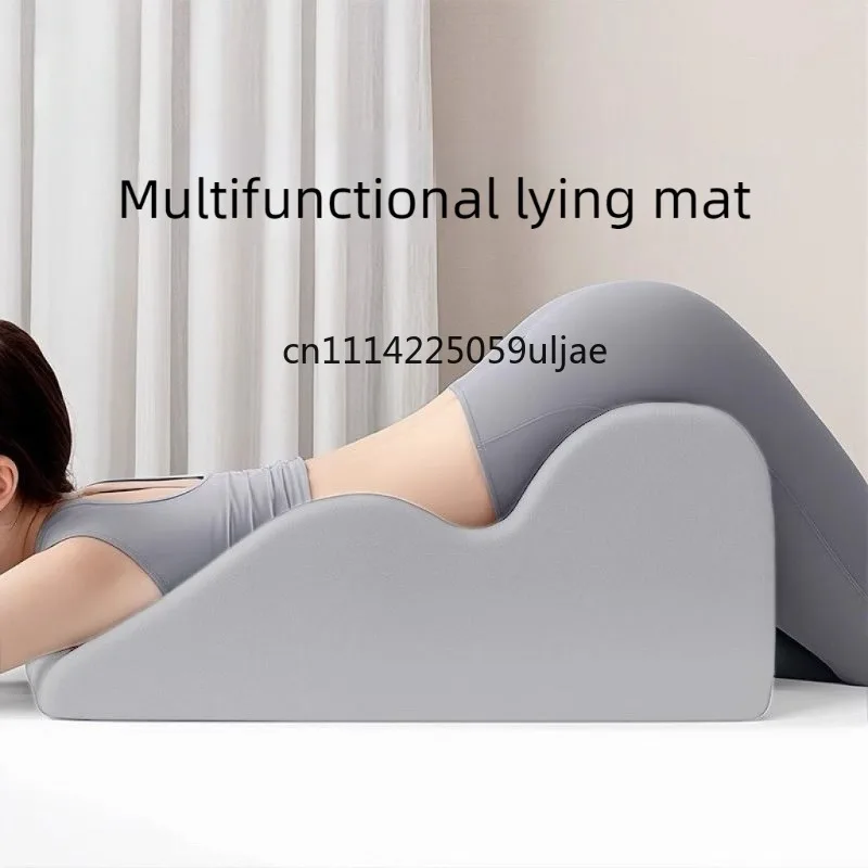 Multi-Positional Wedge Pillow Memory Foam Ergonomic Prone Pillow High-Density Memory Foam Removable Washable Breathable Fabric