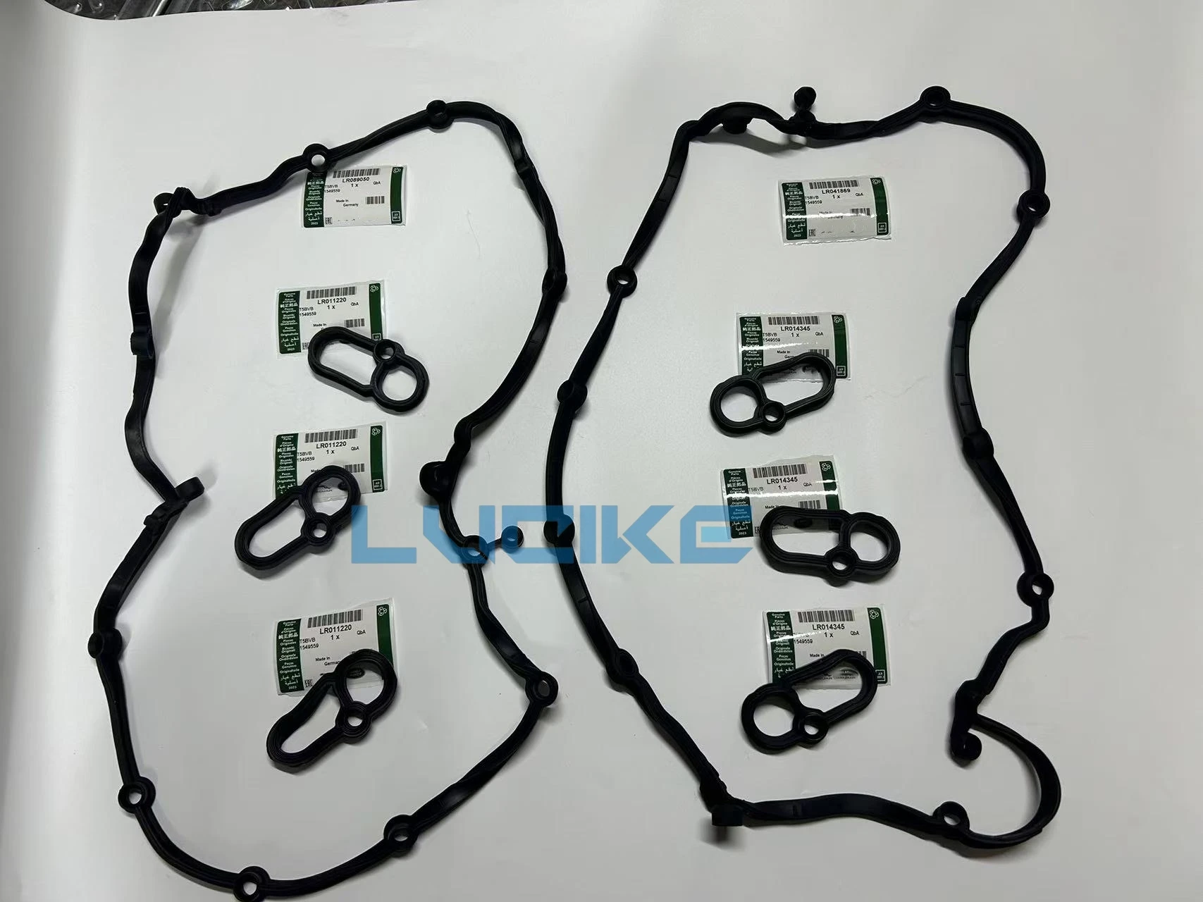 

LR041868 LR041869 LR011220 LR014345 3.0L VALVE COVER GASKET SPARK PLUG SEAL FOR LR4 RANGE ROVER RR SPORT 14- NEW DISCOVERY VELAR