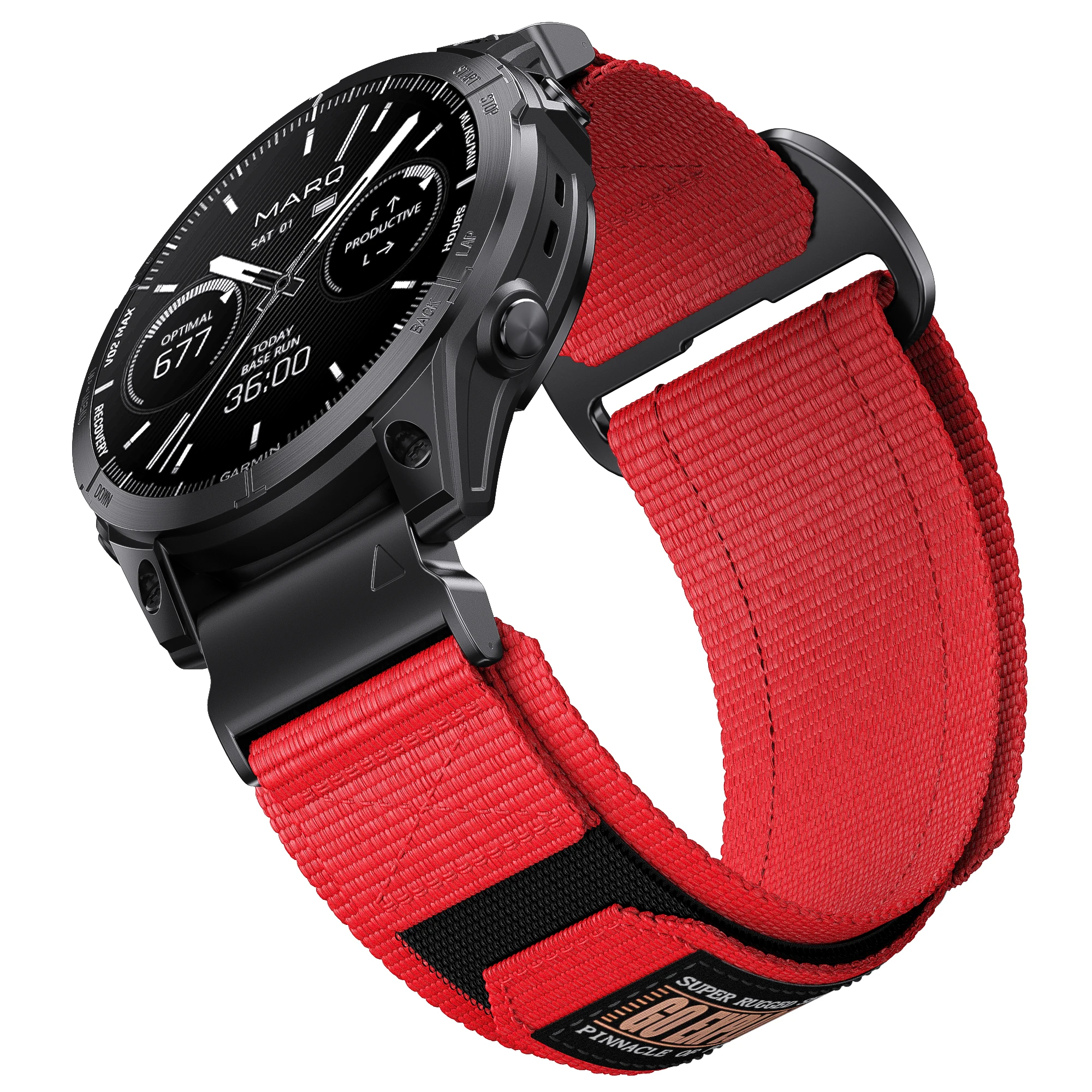 QuickFit 22 26mm Velcro Watch Band Strap for Garmin Fenix 7 7X 6 6X Pro 5 5X, Fenix 8 E Epix Pro, Instinct 3, Tactix 7, Enduro 3 image 2