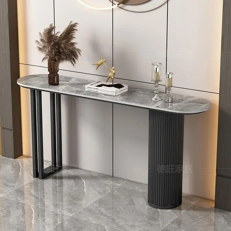 

Nordic Midcentry Console Table Modern Metal Entry Hallway Console Table Luxury Entrance Tisch Wohnzimer Living Room Furniture