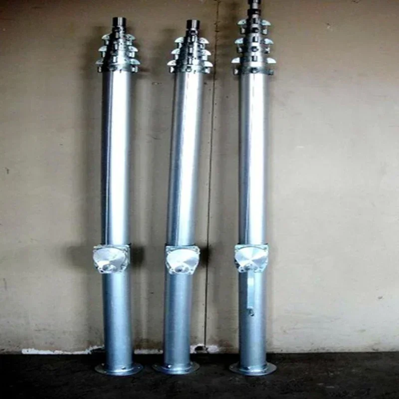 

8m telescopic mast tower as lightning rod pole Hot sales