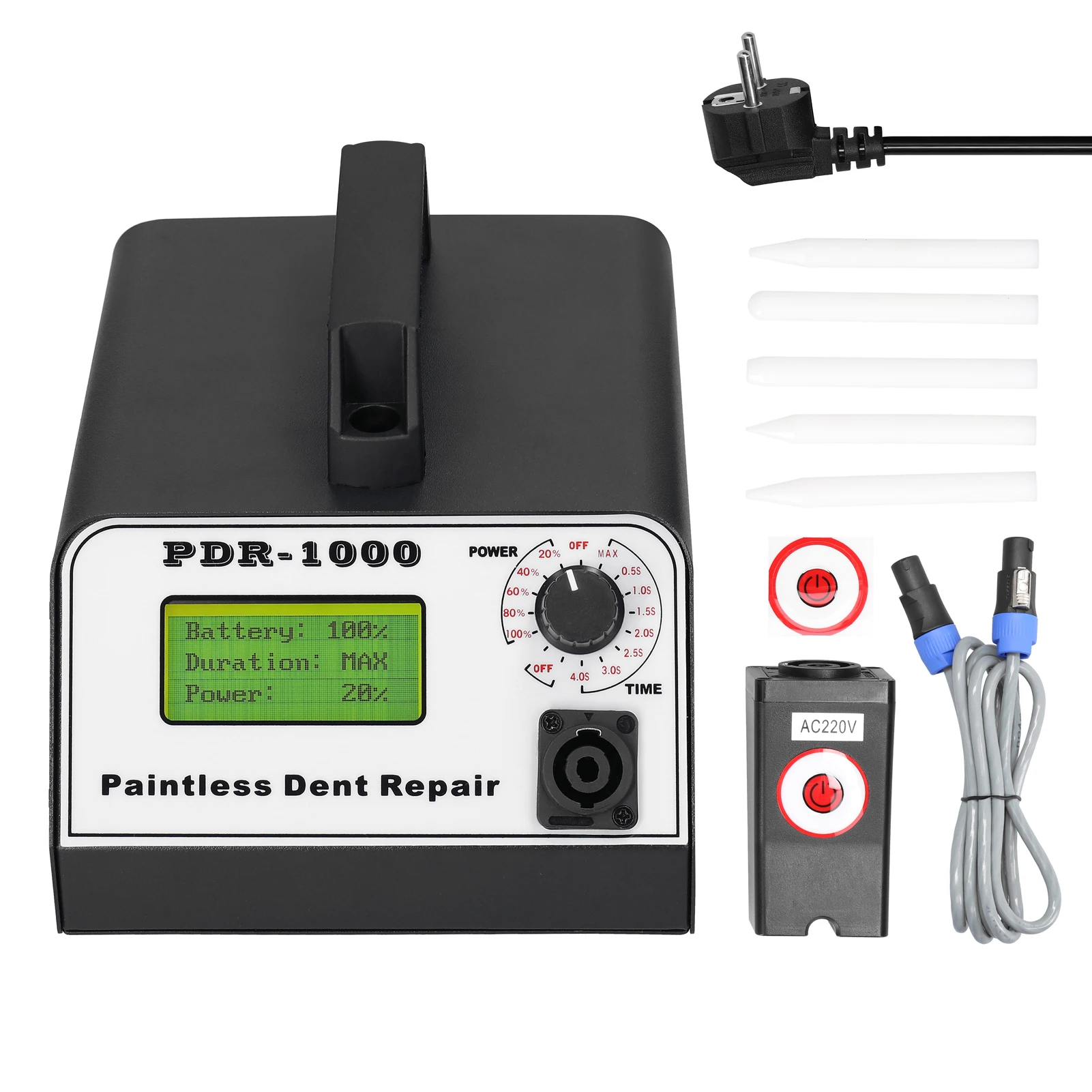 PDR-1000 Auto Body Dent Repairs Machine Portable Household Dents Remover Tool Car Paintless Dent Repairs Tool Time Power Adjust