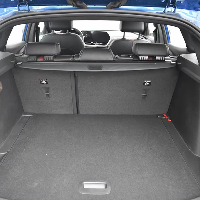For Chevrolet Chevy Trax 2023 2024 2025 Black Retractable Rear Boot Trunk Luggage Security Shield Cargo Cover Car Accessories